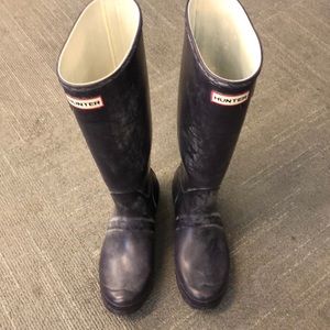 Hunter Tall rain boots - size 8